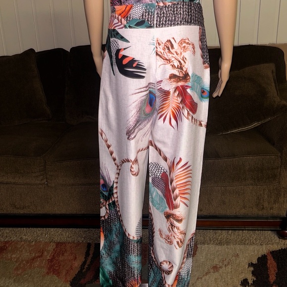 CBR • Medium • Multi-Colors • Sleeveless • Floral/Peacock Design • Jumpsuit •New - Picture 10 of 16